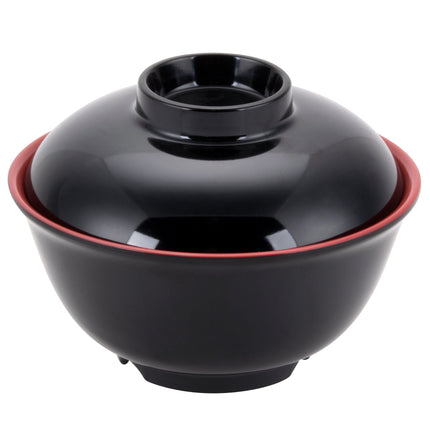 Tô melamine kèm nắp GET B-123-F 355 ml - Gói 12 cái