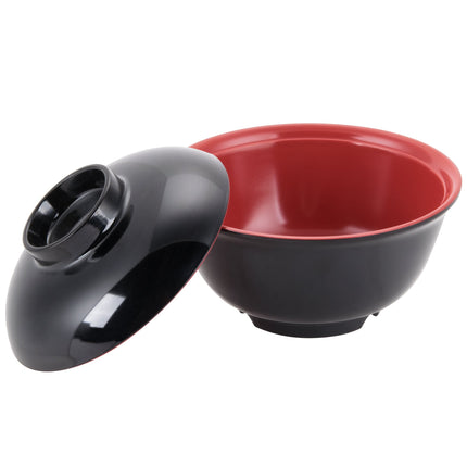 Tô melamine kèm nắp GET B-123-F 355 ml - Gói 12 cái