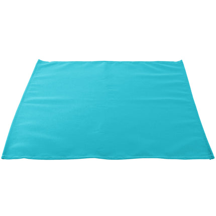 Khăn ăn xanh mòng két bằng vải pha 65/35 polyester/cotton Intedge 56 cm x 56 cm - Gói 12 cái
