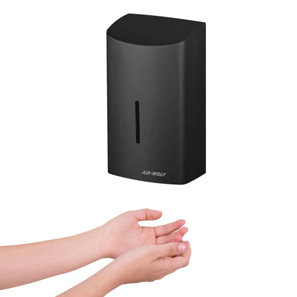 AIR-WOLF | Commercial Hands-In Automatic Hand Dryer – Matte Black Stainless Steel-10–15 s dry time-Filterless