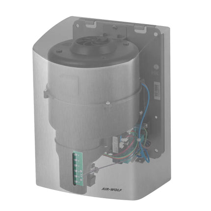 AIR-WOLF | Commercial Hands-In Automatic Hand Dryer – Stainless Steel-10–15 s dry time-HEPA+Carbon filters-replaceable-Drip tray
