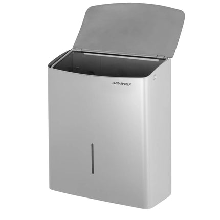 AIR-WOLF | Commercial hygiene waste bin - 10 litres - Stainless steel