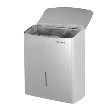 AIR-WOLF | Commercial hygiene waste bin - 10 litres - Stainless steel
