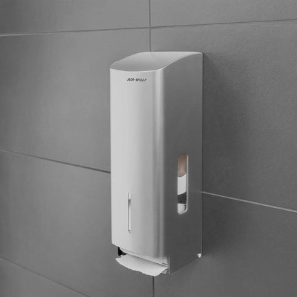 AIR-WOLF | Commercial Toilet Roll Dispenser – 3-Roll - Stainless Steel - Stainless - Wall Mounted