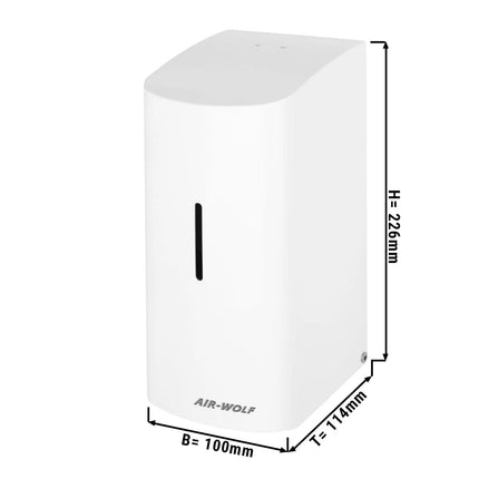 AIR-WOLF | Commercial toilet seat cleaner with sensor - 500 ml - Stainless steel - White