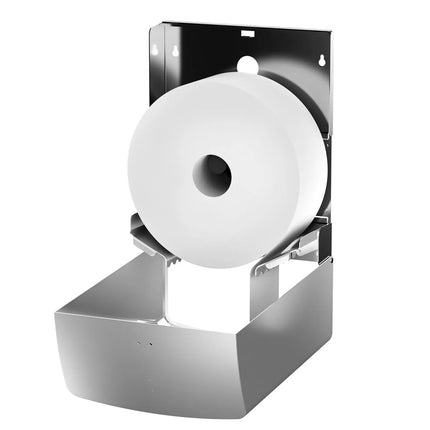AIR-WOLF | Duplex Paper Roll Dispenser – wall-mounted - stainless steel - Ø100 mm max - 3 rolls/1 jumbo