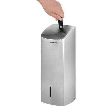 AIR-WOLF | Single-Sheet Toilet Tissue Dispenser – 750-sheet - wall-mount - stainless steel