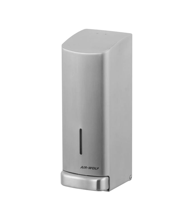 AIR-WOLF | Soap & Disinfectant Dispenser – Wall Mounted - Manual - 1.2 litre - Stainless - Stainless Steel Finish