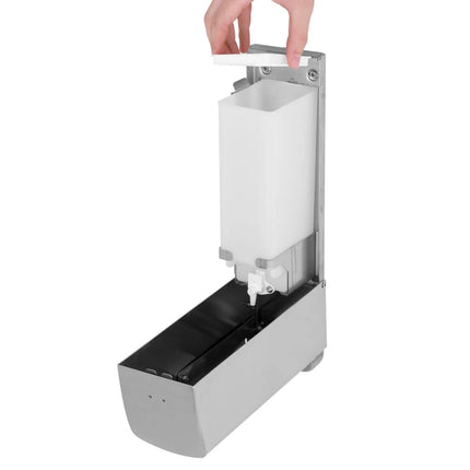 AIR-WOLF | Soap & Disinfectant Dispenser – Wall Mounted - Manual - 1.2 litre - Stainless - Stainless Steel Finish