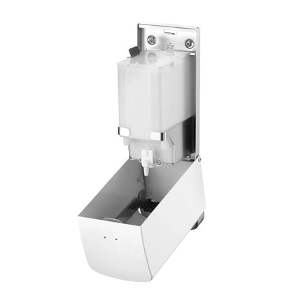 AIR-WOLF | Soap & Disinfectant Dispenser – Wall Mounted - Manual - 800 ml - Stainless - White - 102×124×208 mm