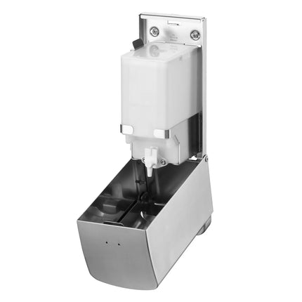 AIR-WOLF | Soap & Disinfectant Dispenser – Wall Mounted - Manual - 800 ml - Stainless - Stainless Steel - 102×124×208 mm
