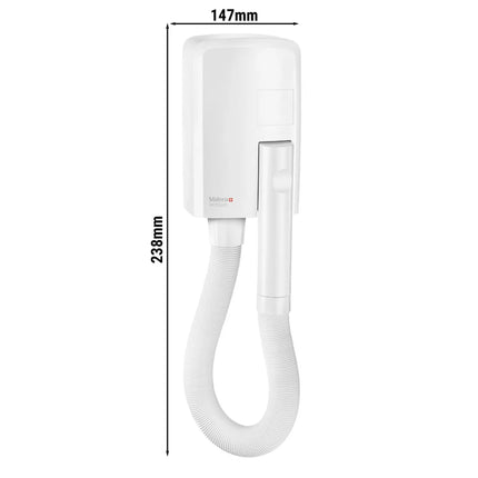 AIR-WOLF | Wall-Mounted Hair Dryer without Hose – ABS Plastic