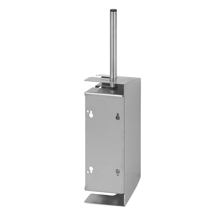 AIR-WOLF | Wall Mounted Toilet Brush Holder – Closed Front, Removable Liner, Fixings Included