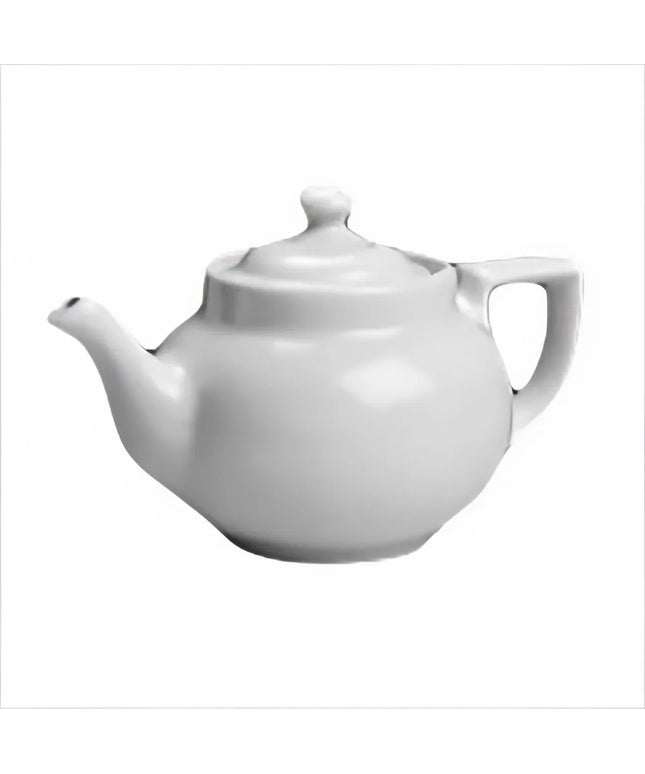 Ấm Trà Hall China HL220AWHA 473 ml Boston Nắp Có Núm - Sứ, Trắng