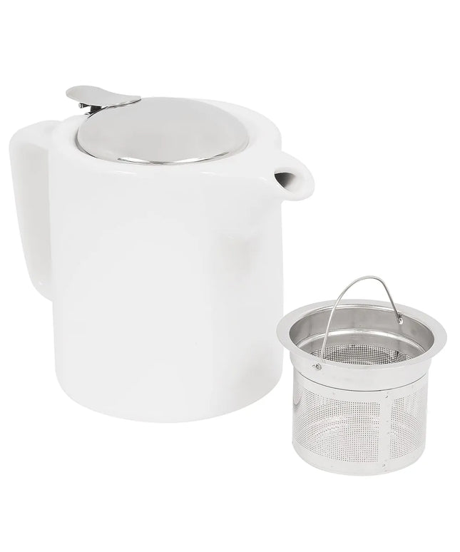 Ấm Trà Phong Cách Washington Service Ideas TPCW16WH 480 ml Kèm Nắp Giỏ Lọc Màu Trắng