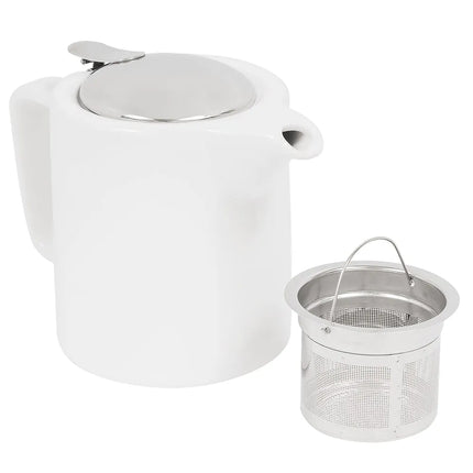 Ấm Trà Phong Cách Washington Service Ideas TPCW16WH 480 ml Kèm Nắp Giỏ Lọc Màu Trắng
