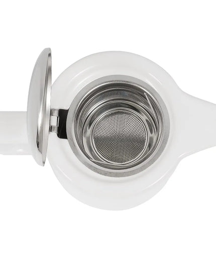 Ấm Trà Phong Cách Washington Service Ideas TPCW16WH 480 ml Kèm Nắp Giỏ Lọc Màu Trắng
