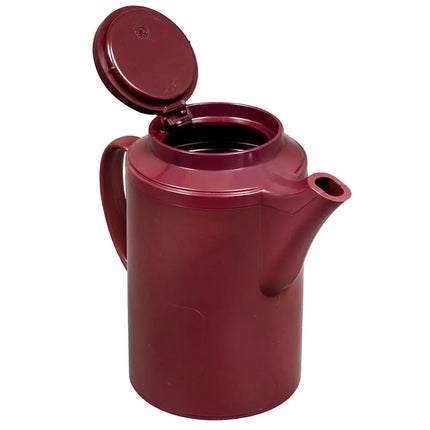 Ấm Trà Service Ideas TST612BU Chống Nhỏ Giọt 470 ml Vòi Có Tấm Chắn, Dây Giữ Nắp - Đỏ Burgundy
