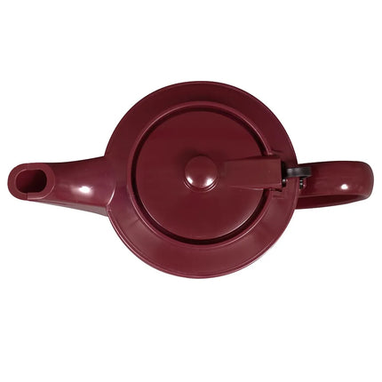 Ấm Trà Service Ideas TST612BU Chống Nhỏ Giọt 470 ml Vòi Có Tấm Chắn, Dây Giữ Nắp - Đỏ Burgundy
