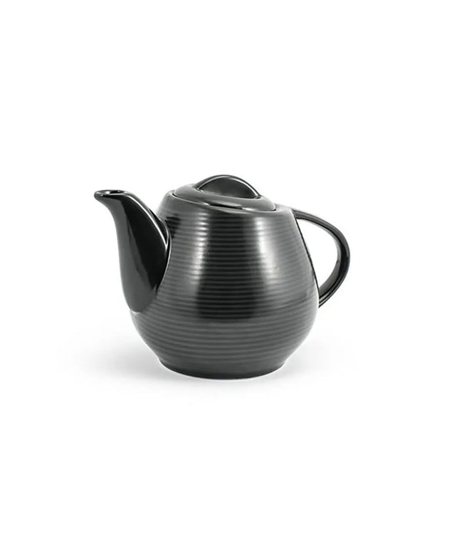 Ấm Trà Sứ Đen Front Of The House Spiral® BTP002BKP12 445 ml