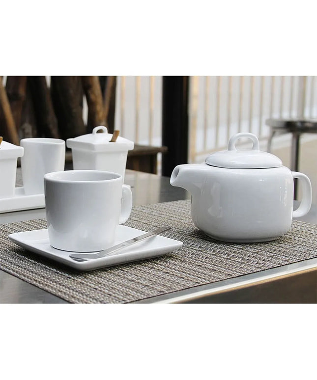 Ấm Trà Sứ Trắng Front Of The House Mod® BTP001WHP12 470 ml