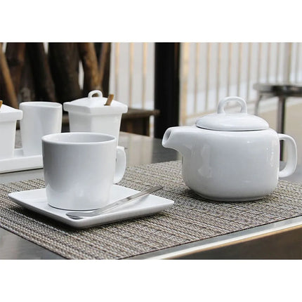 Ấm Trà Sứ Trắng Front Of The House Mod® BTP001WHP12 470 ml