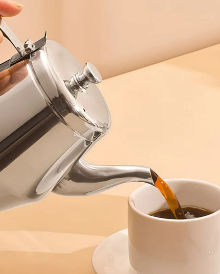 Ấm Trà Vòi Cổ Ngỗng Winco JB2932 950 ml Thép Không Gỉ Bề Mặt Gương