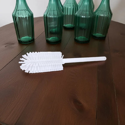 Bàn Chải Cọ Chai Carlisle 40001EC02 Lông Poly Trắng Cán Nhựa Trắng 40.6 cm