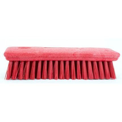 Bàn Chải Cọ Tay Comfort Grip Carlisle 42024EC05 Lông Polyester Đỏ 20.3 cm