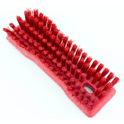 Bàn Chải Cọ Tay Comfort Grip Carlisle 42024EC05 Lông Polyester Đỏ 20.3 cm