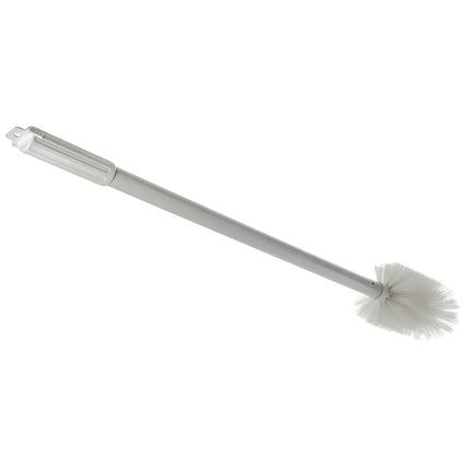 Bàn Chải Cọ Van Carlisle 4000302 Đầu Oval 8.9 cm Cán 76.2 cm Lông Cứng Vừa Màu Trắng