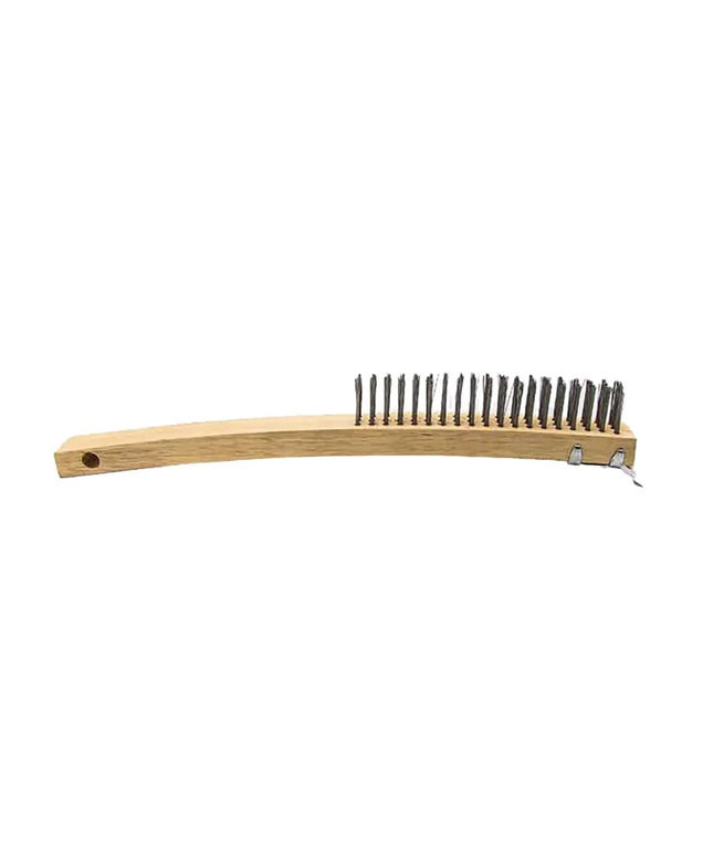 Bàn Chải Thép Cán Gỗ American Metalcraft 1347 Lông Thép Cứng