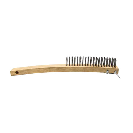 Bàn Chải Thép Cán Gỗ American Metalcraft 1347 Lông Thép Cứng