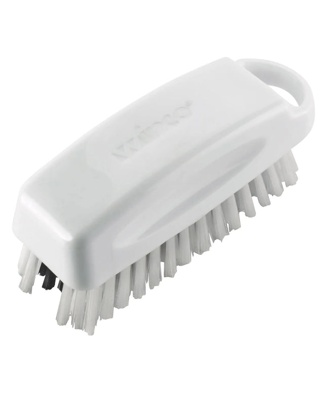 Bàn Chải Vệ Sinh Móng Tay Winco BRN-52 Poly/Nhựa Trắng/Đen 14.6 cm