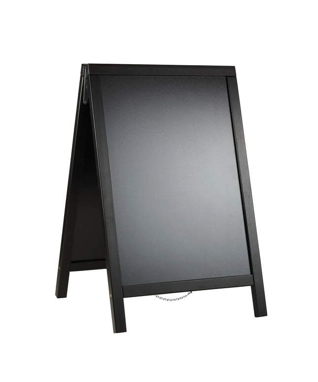 Bảng Chữ A American Metalcraft SBDBL85 Khung Gỗ - Dài 54.6 cm x Rộng 5.7 cm x Cao 85.1 cm, Màu Đen