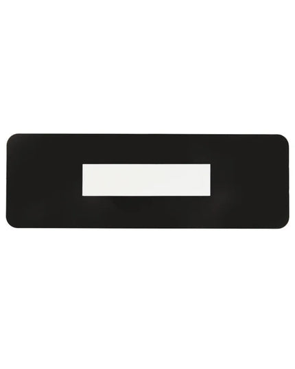 Bảng Hiệu Chỉ Dành Cho Nhân Viên Vollrath 4506 - 7.6 x 22.9 cm, Chữ Trắng Nền Đen
