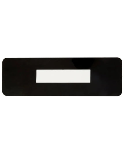 Bảng Hiệu Khử Trùng Vollrath 4519 7.6 x 22.9 cm, Chữ Trắng Nền Đen