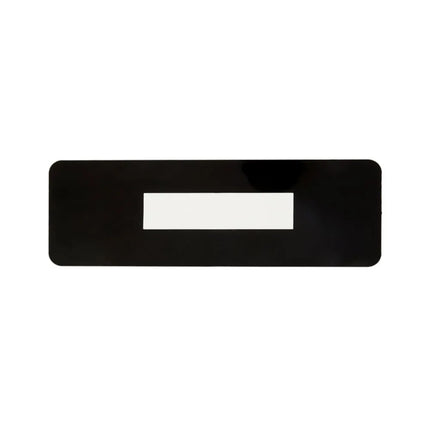 Bảng Hiệu Khử Trùng Vollrath 4519 7.6 x 22.9 cm, Chữ Trắng Nền Đen