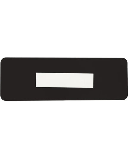 Bảng Hiệu Khu Vực Riêng Tư Vollrath 4505 - 7.6 x 22.9 cm, Chữ Trắng Nền Đen