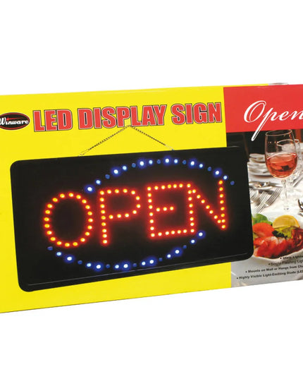 Bảng Hiệu Open Đèn LED Winco LED-6, Một Kiểu Nhấp Nháy