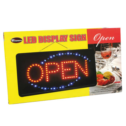 Bảng Hiệu Open Đèn LED Winco LED-6, Một Kiểu Nhấp Nháy