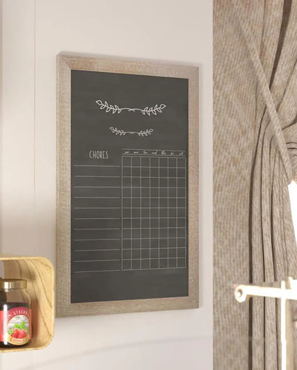 Bảng Hiệu Phấn Treo Tường Flash Furniture HGWA-6GD-CRE8-264315-GG - 61cm Rộng x 91.4cm Cao, Khung Gỗ Thông