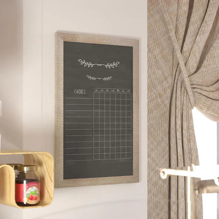 Bảng Hiệu Phấn Treo Tường Flash Furniture HGWA-6GD-CRE8-264315-GG - 61cm Rộng x 91.4cm Cao, Khung Gỗ Thông