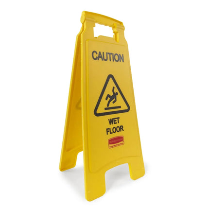 Bảng Hiệu Sàn 2 Mặt Rubbermaid FG611277YEL - "Caution Wet Floor", Vàng