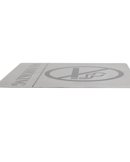 Bảng Hiệu Thép Không Gỉ Tablecraft B14, 12.7 x 12.7 cm, Cấm Hút Thuốc