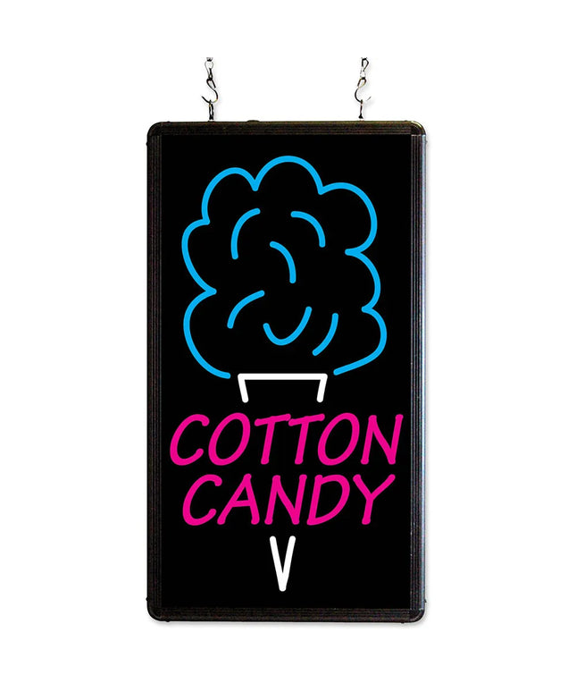 Bảng Hiệu Treo LED "Cotton Candy" Winco 92005 Kèm Dây Xích 0.9 m - Khung Nhôm, 120v
