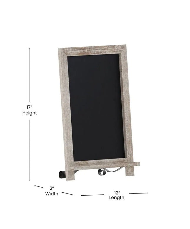 Bảng Phấn Flash Furniture HFKHD-GDI-CRE8-822315-GG Kèm Chân Đứng - 30.5 cm x 43.2 cm, Khung Gỗ Thông