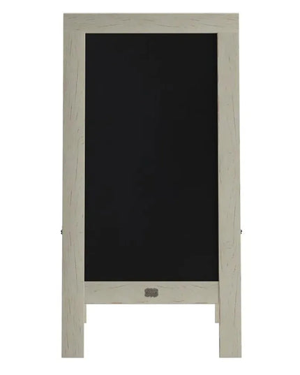 Bảng Phấn Hai Mặt Từ Tính Flash Furniture HGWA-GDI-CRE8-454315-GG Kèm Giá Đỡ - 50.8 x 101.6 cm, Gỗ Thông, Màu Trắng Vintage