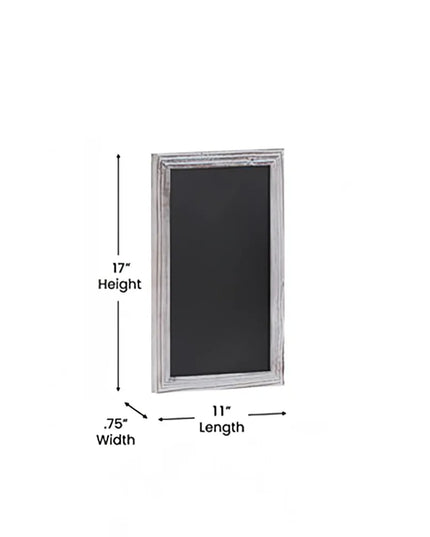 Bảng Phấn Treo Tường Flash Furniture 10-HGWA-GDIS-CRE8-662315-GG - Bộ 10 Cái, 27.9 x 43.2 cm, Khung Gỗ Thông, Màu Trắng