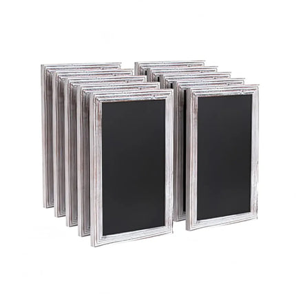 Bảng Phấn Treo Tường Flash Furniture 10-HGWA-GDIS-CRE8-662315-GG - Bộ 10 Cái, 27.9 x 43.2 cm, Khung Gỗ Thông, Màu Trắng